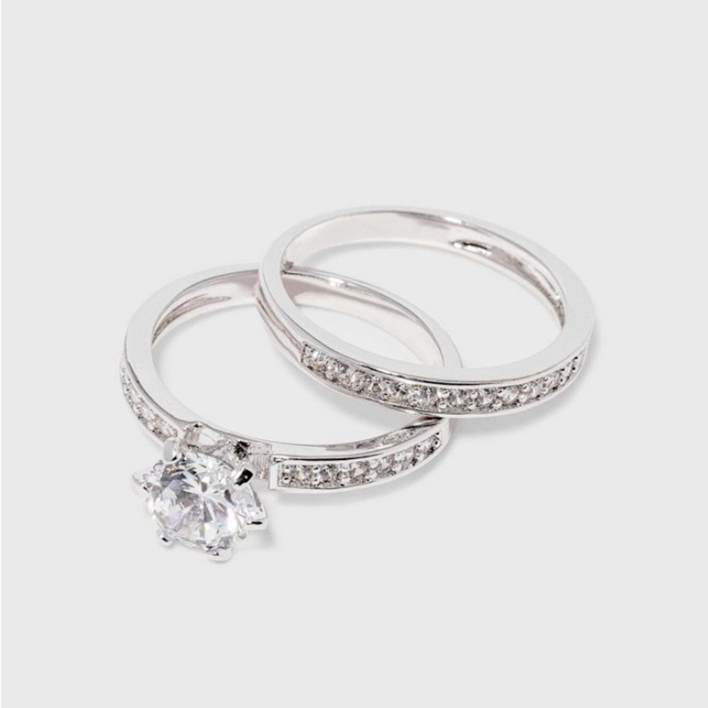 Cubic Zirconia Anniversary Ring